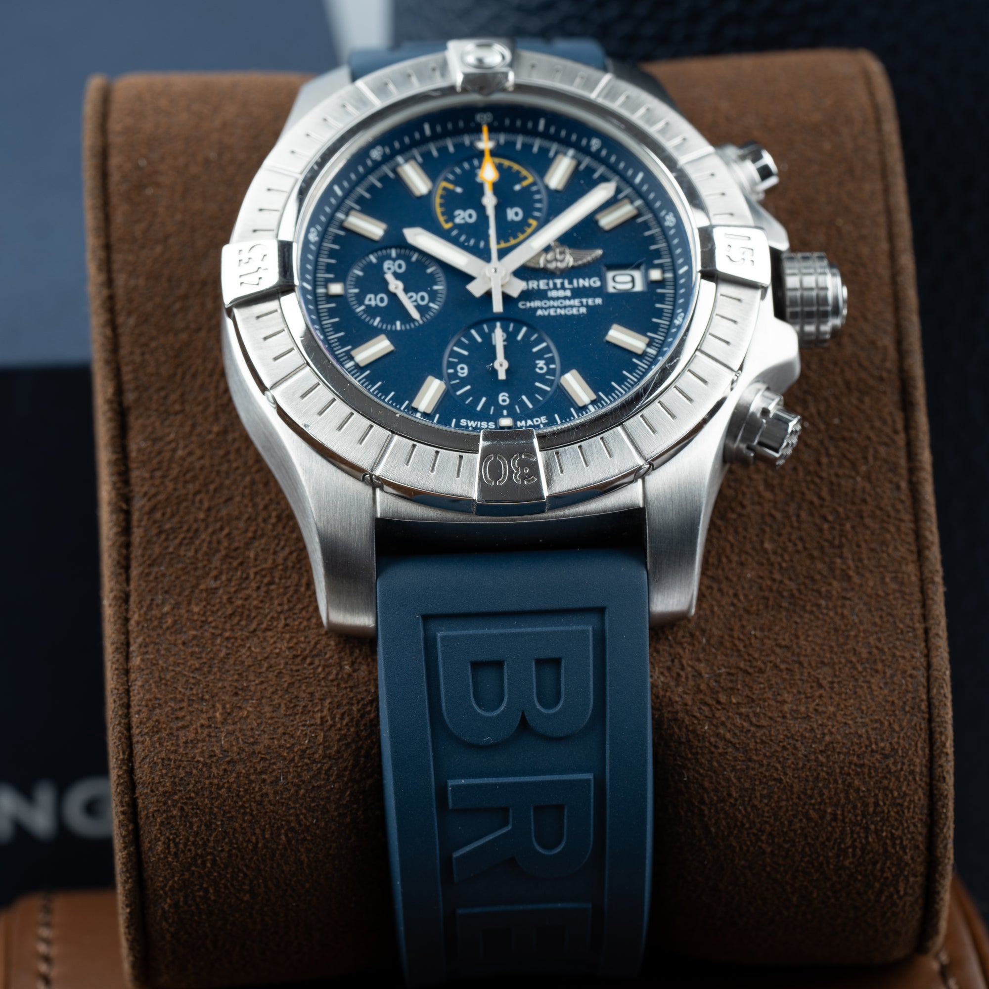 Breitling Avenger Chronograph 45 Blue Dial Bottom