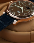 F. P. Journe Octa Automatique Lune Havana 42mm top left lug case rose gold