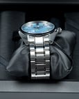 Grand Seiko Heritage Soko Frost 40mm Bottom view with bracelet