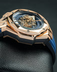 Hublot Big Bang Sang Bleu II King Gold Blue 45mm side