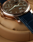 F. P. Journe Octa Automatique Lune Havana 42mm top right lug case rose gold