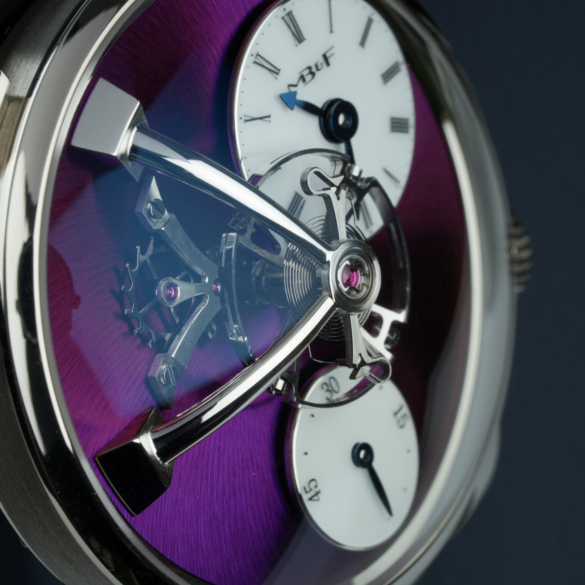 MB&amp;F Legacy Machine LM101 purple dial movement