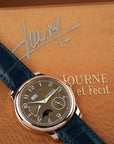 F. P. Journe Octa Automatique Lune Havana 42mm front box autograph signed