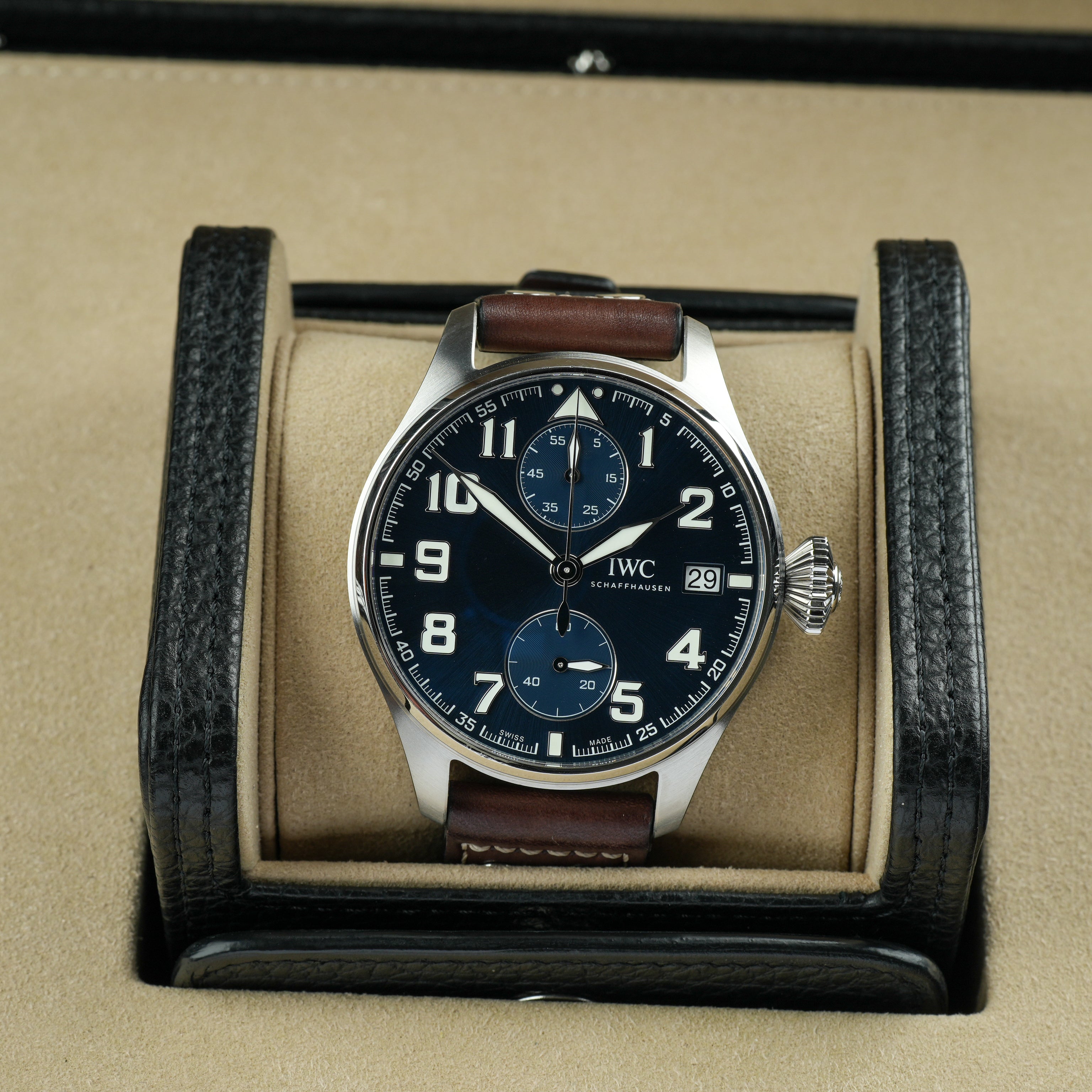 IWC Big Pilot Monopusher Le Petit Prince Blue 46mm JJ Timepiece Co