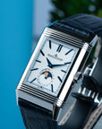 Jaeger-LeCoultre Reverso Tribute Moon Duoface White Dial