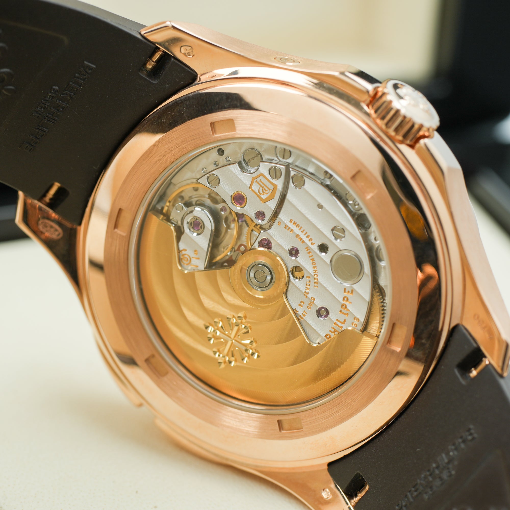 Patek Philippe Aquanaut 5164R-001  lug caseback