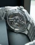 Audemars Piguet Royal Oak 50th Anniversary Blue 15510ST 41mm movement caseback 50th rotor