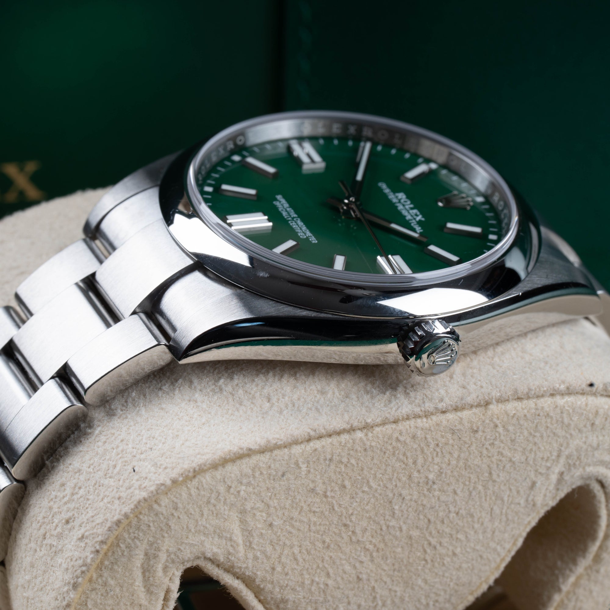 Rolex Oyster Perpetual Green 41