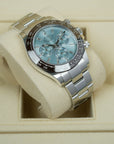 Rolex Daytona Ice Blue Platinum Baguette 116506 40mm