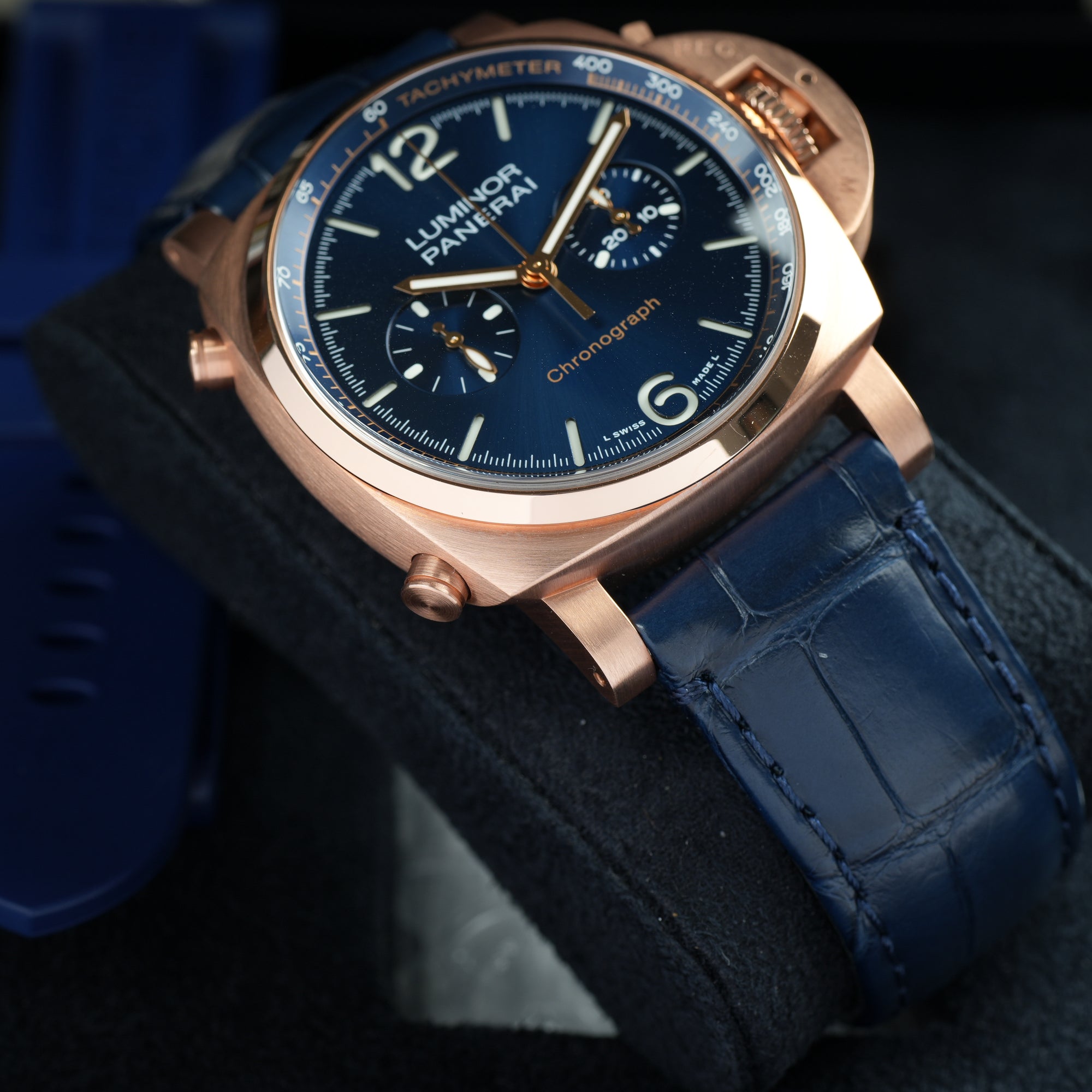 Panerai Luminor Goldtech Blu Notte 44mm Bottom