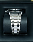 Audemars Piguet Royal Oak Jumbo Extra Thin Blue 15202IP 39mm Titanium Platinum bracelet 