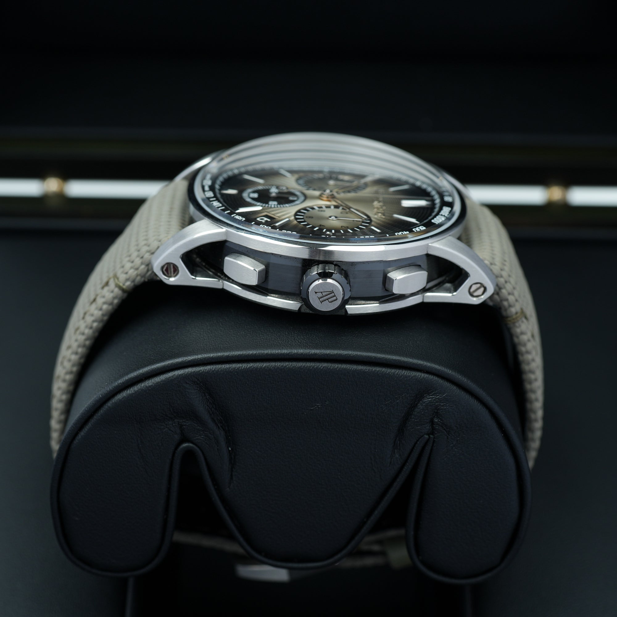 Audemars Piguet Code 11.59 Chronograph Beige Smoked 41mm case strap crown