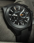 Girard Perregaux Chrono Hawk 44mm Closeup Black Dial and Case