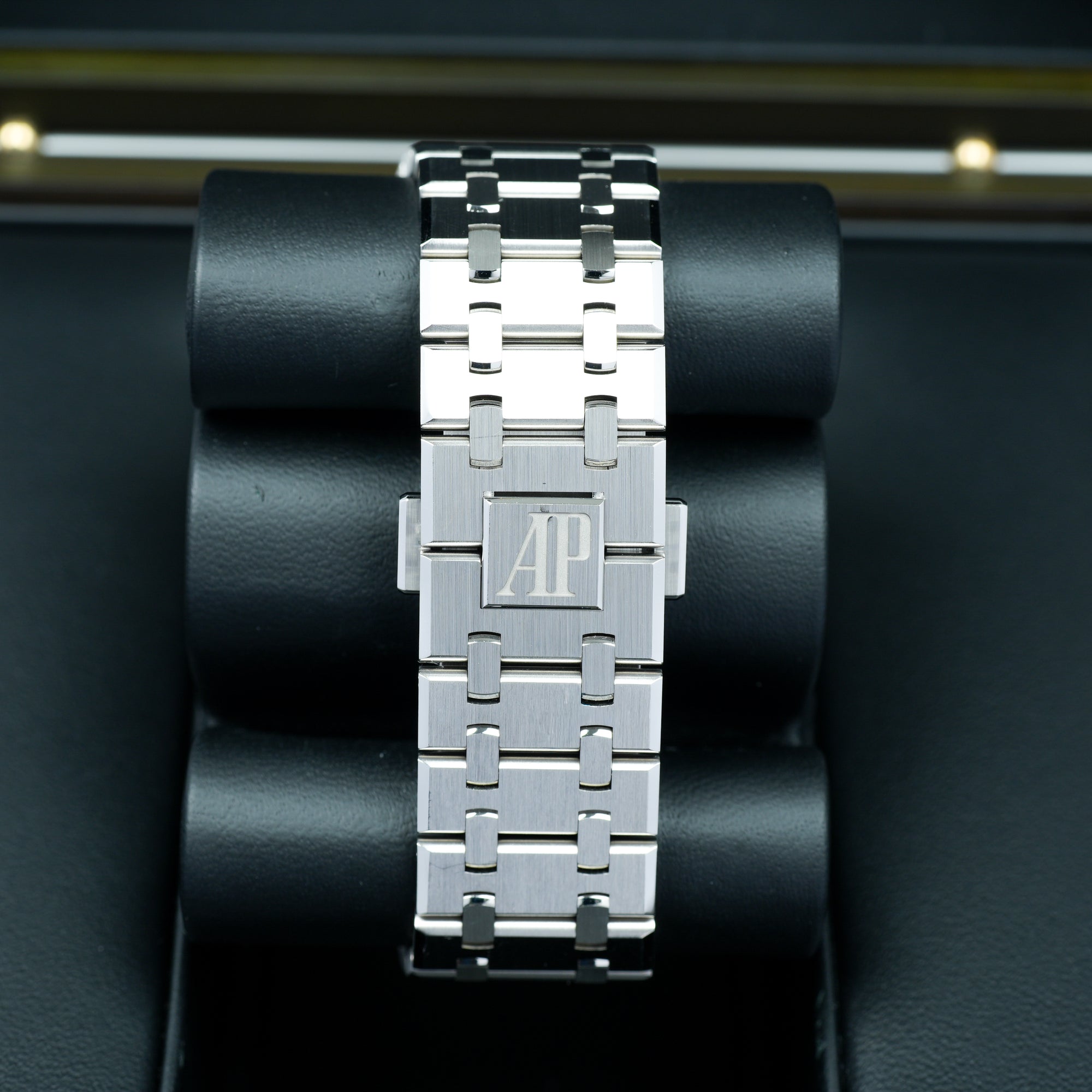 Audemars Piguet Royal Oak 50th Anniversary Blue 15510ST 41mm bracelet clasp buckle