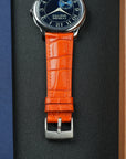 F.P. Journe Chronometre Bleu 39mm Orange Alligator Straps