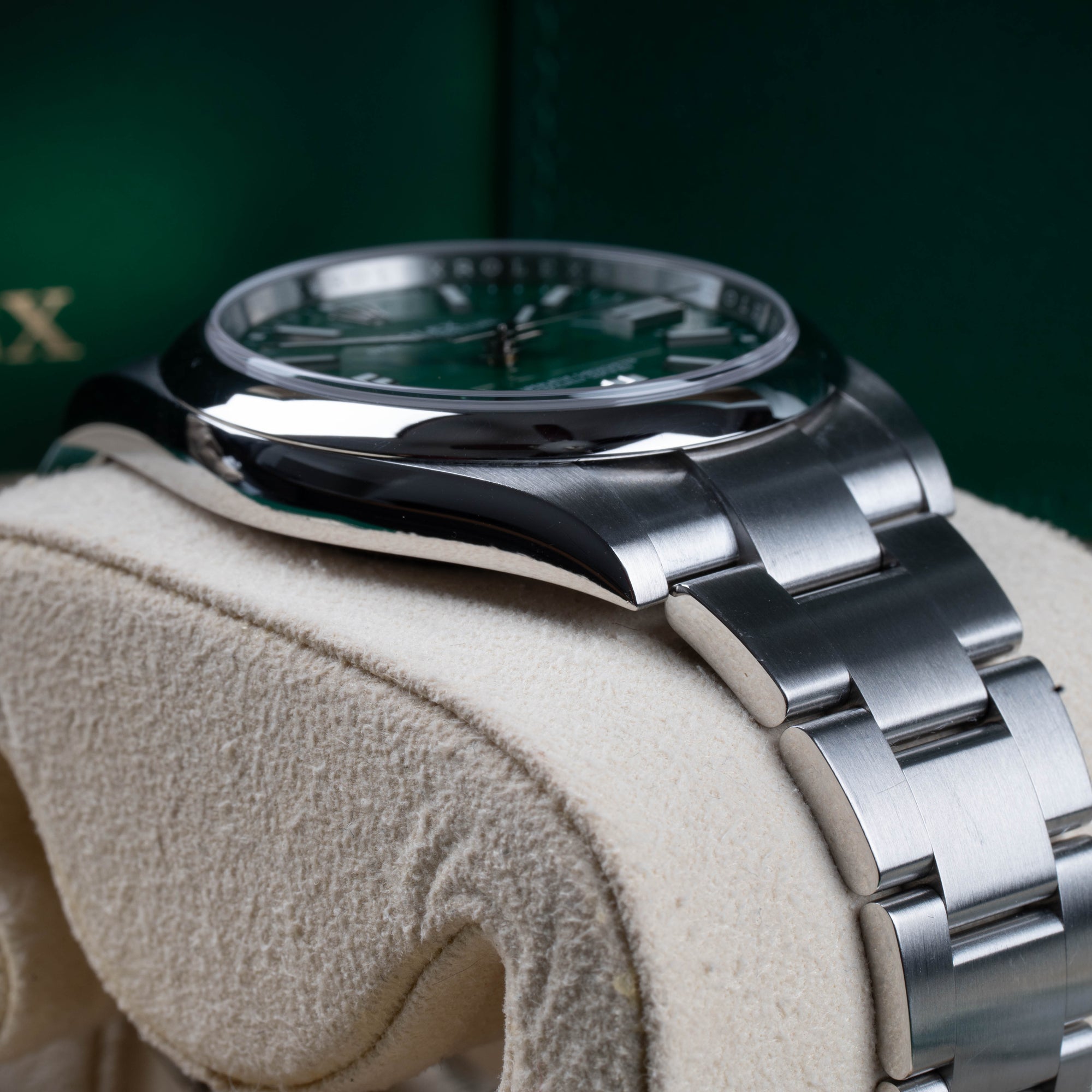 Rolex Oyster Perpetual Green 41