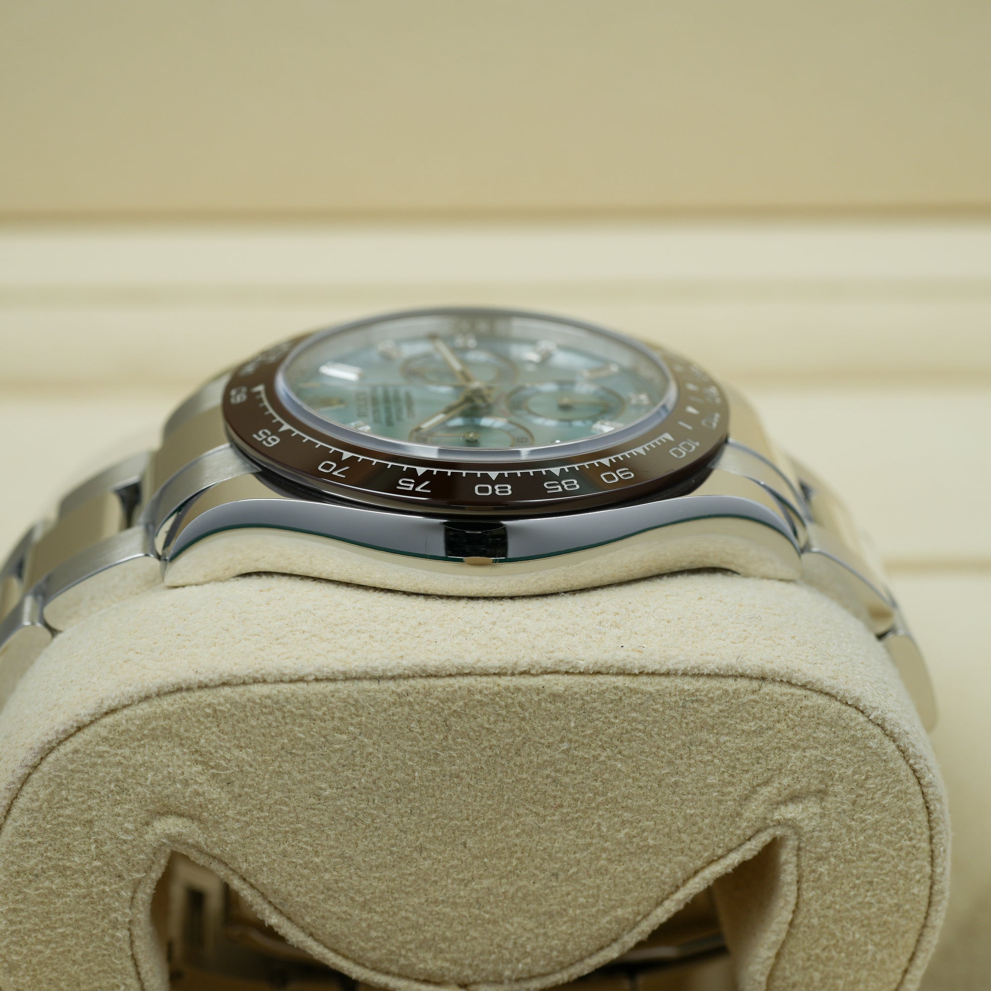 Rolex Daytona Ice Blue Platinum Baguette 116506 40mm