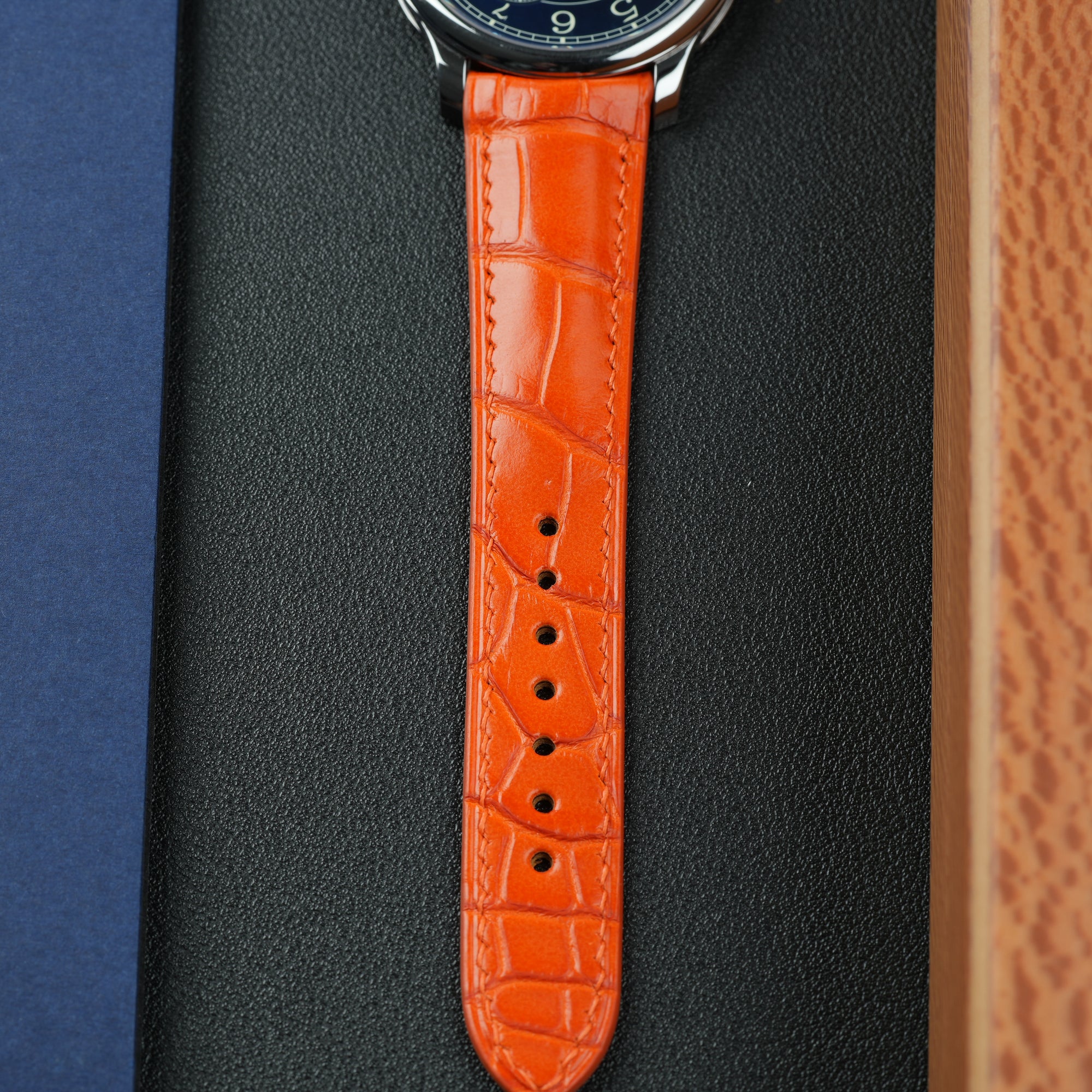 F.P. Journe Alligator Strap Orange