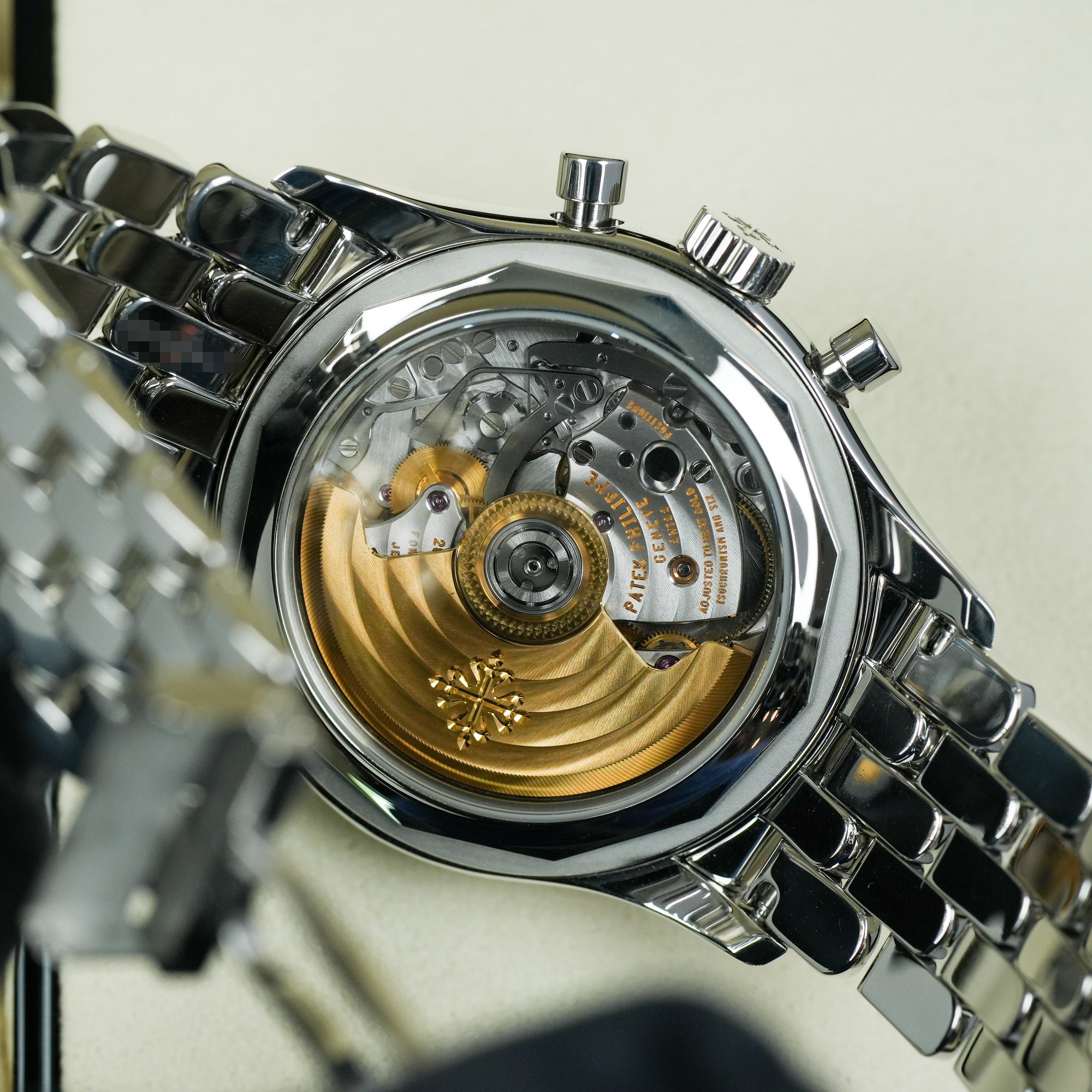 Patek Philippe Annual Calendar Chronograph 5960/1A-010 40.5mm Black movement caseback