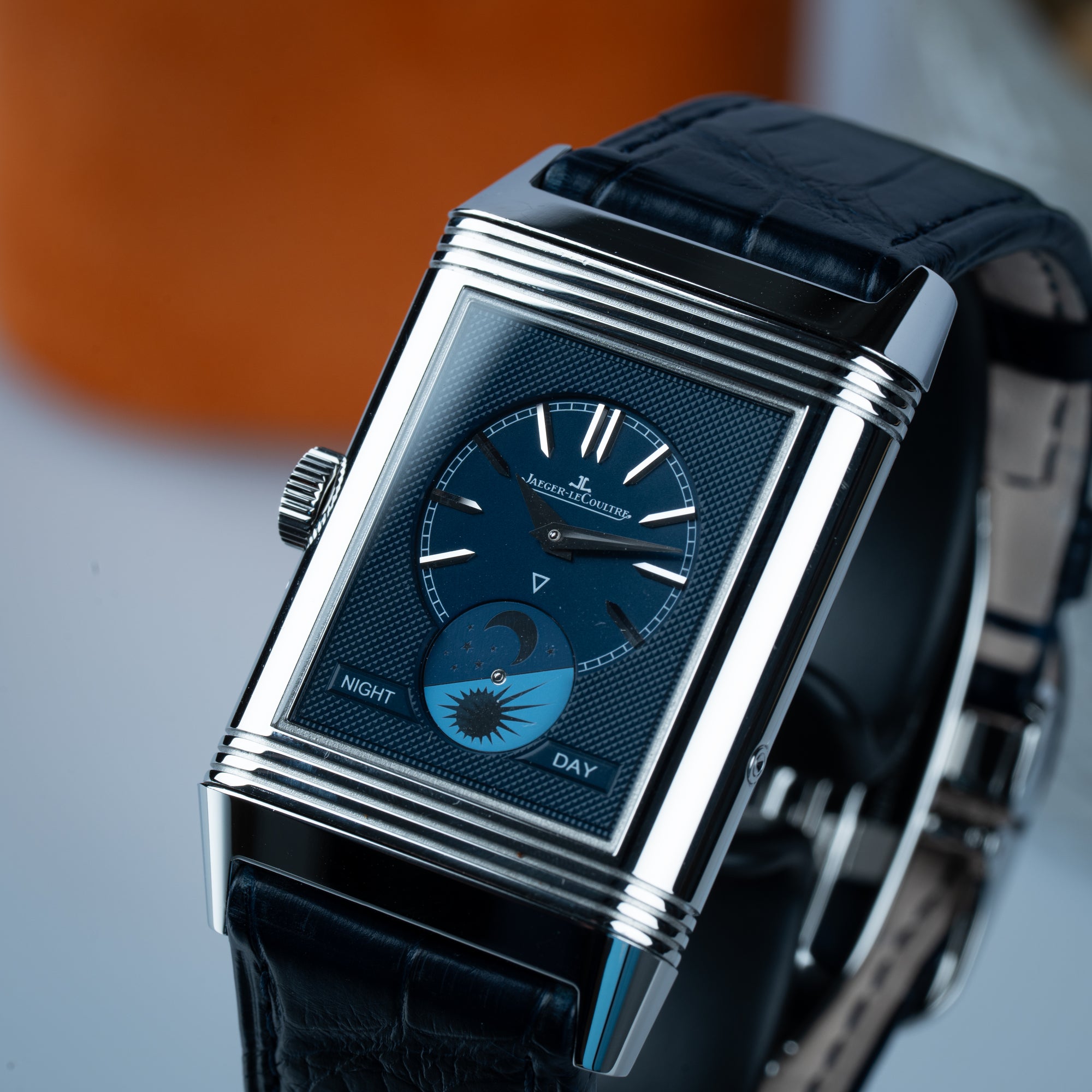 Jaeger-LeCoultre Reverso Tribute Moon Duoface Dark Dial 