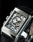 JLC Jaeger-LeCoultre Reverso Tribute Chronograph Skeleton Dial