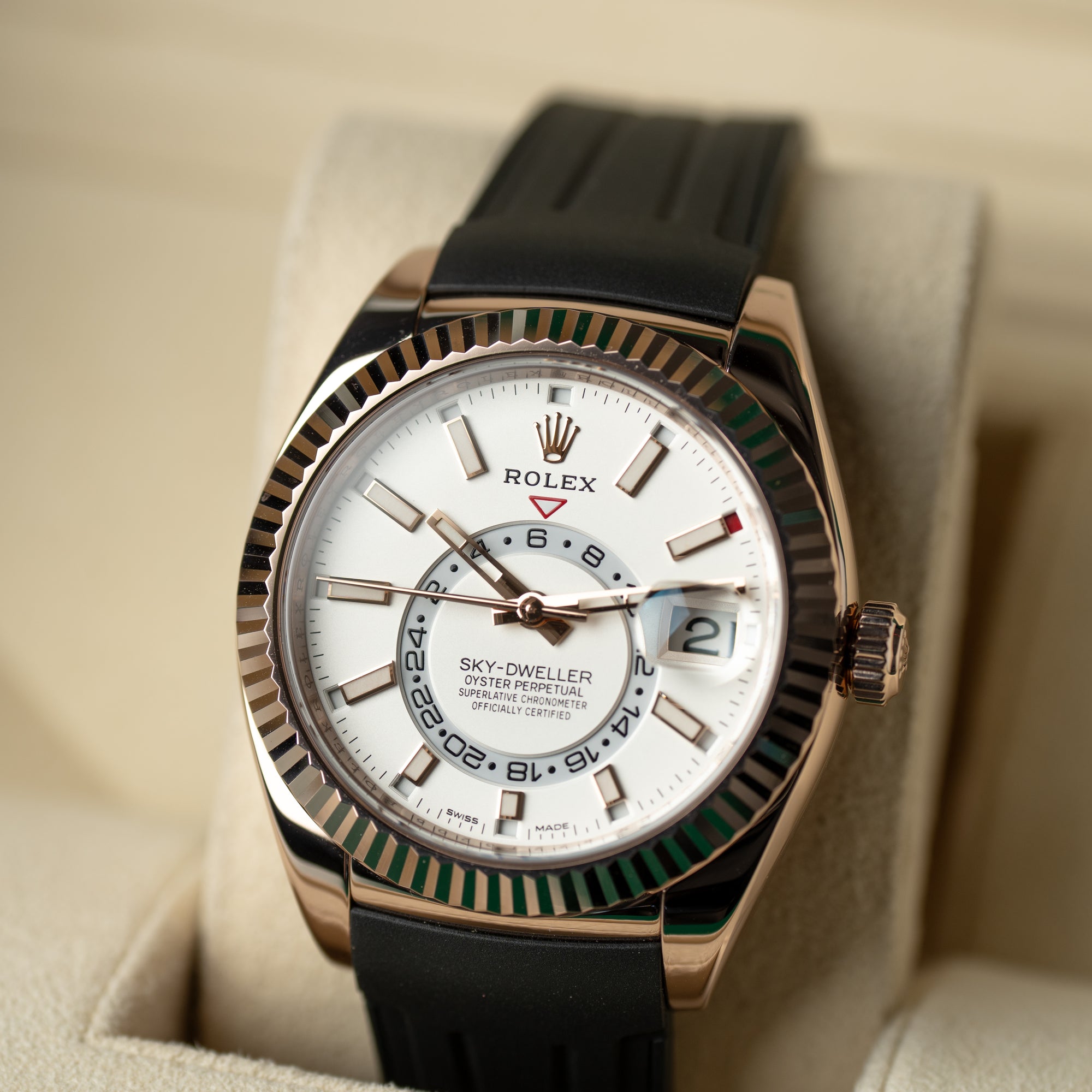 Rolex Sky-Dweller Ivory 42mm