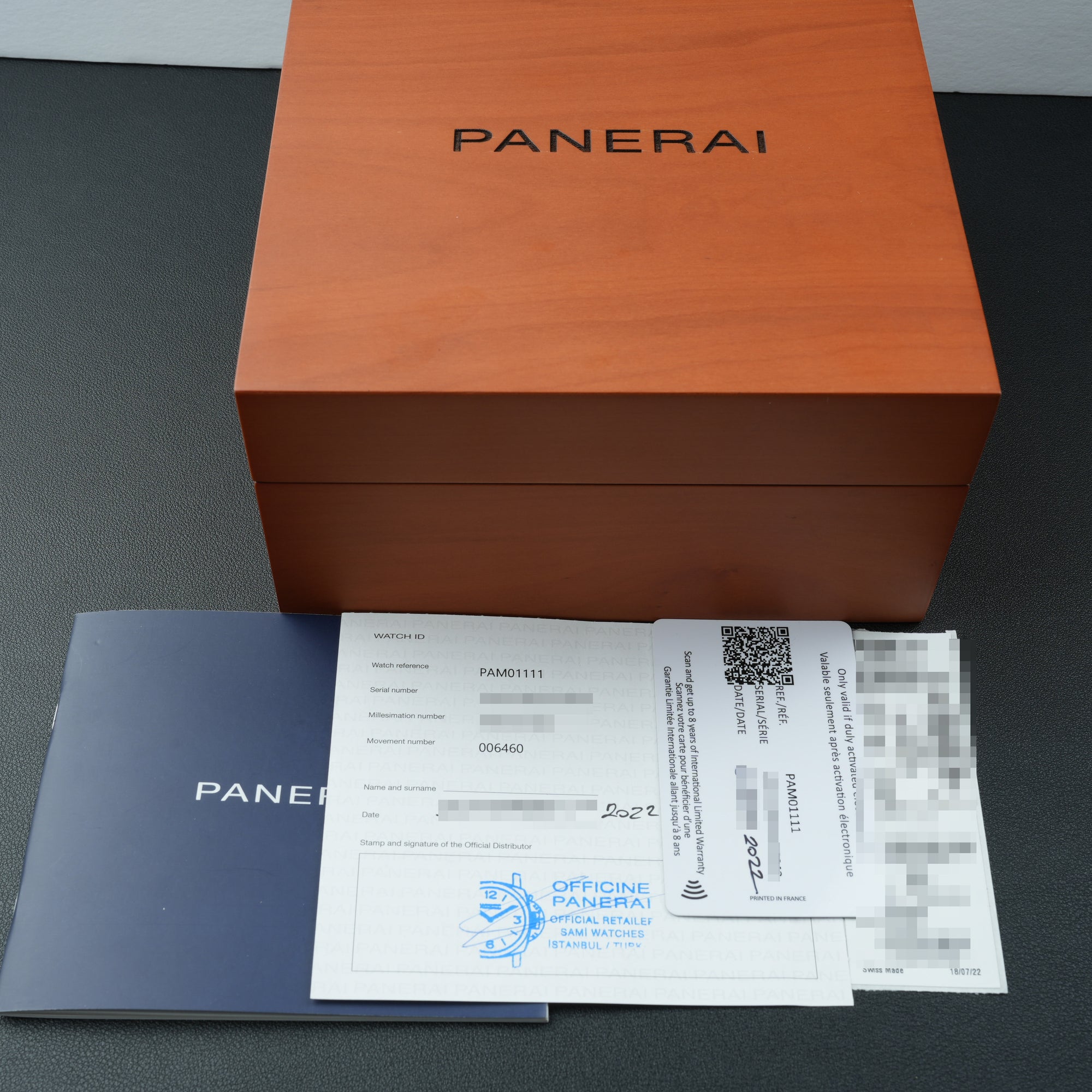 Panerai Luminor Goldtech Blu Notte 44mm Box &amp; Papers