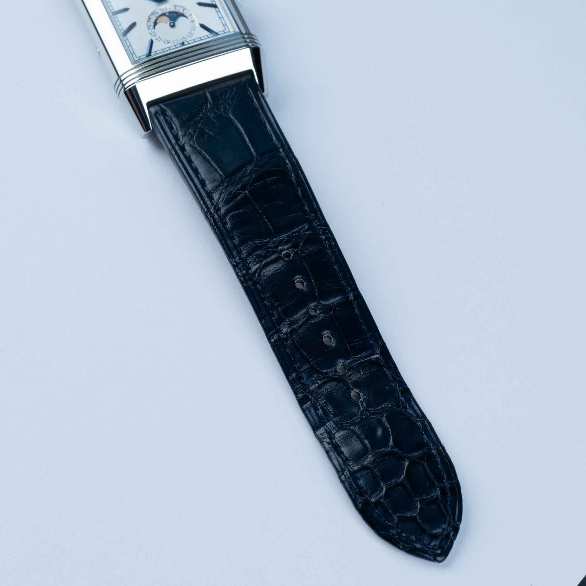 Jaeger-LeCoultre Reverso Tribute Moon Duoface Leather Strap