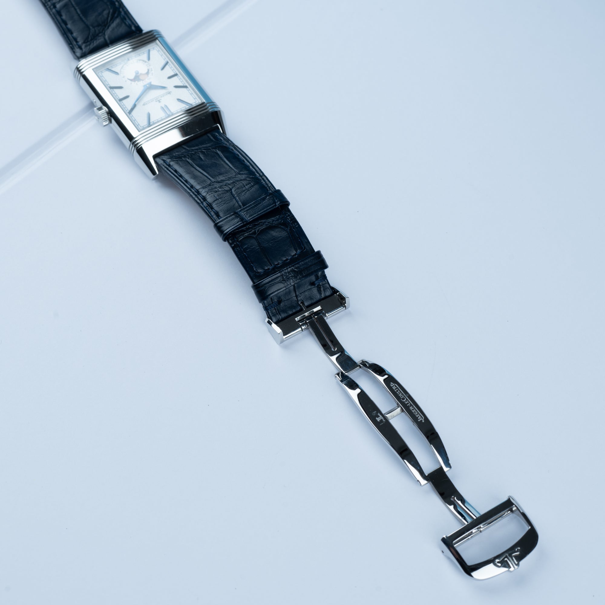 Jaeger-LeCoultre Reverso Tribute Moon Duoface Butterfly Foldover Clasp