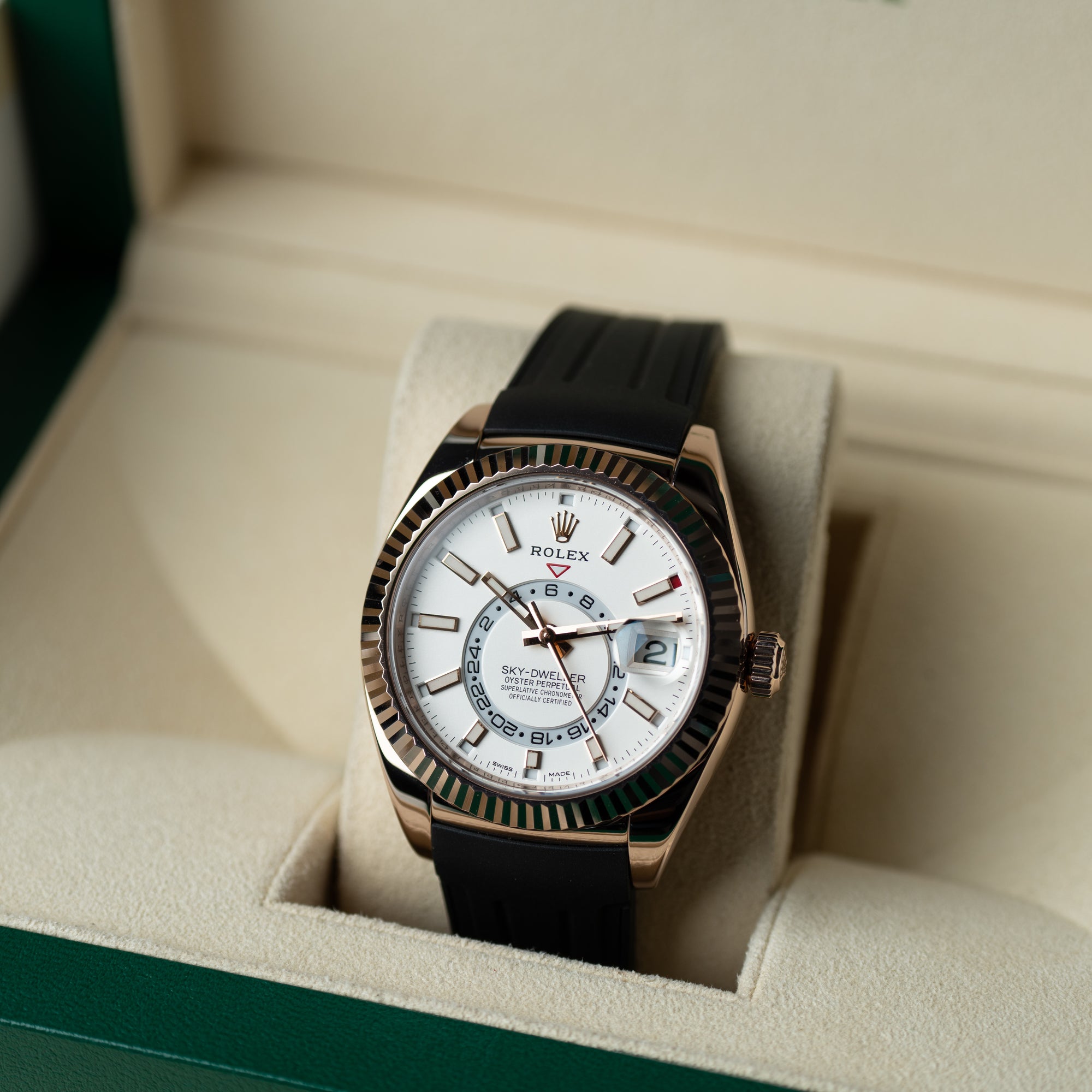 Rolex Sky-Dweller Ivory 42mm 