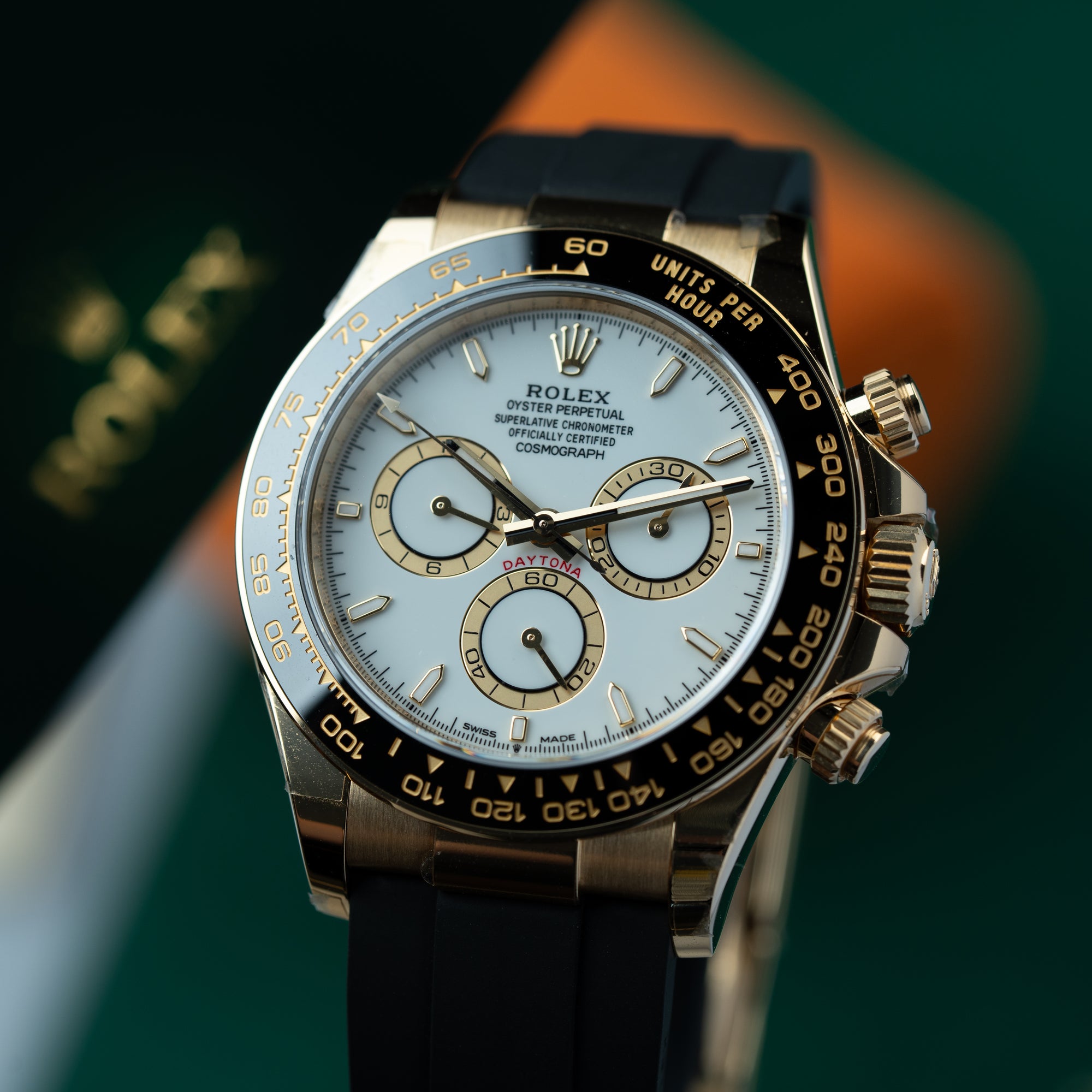 Rolex Daytona White Dial 40mm Gold