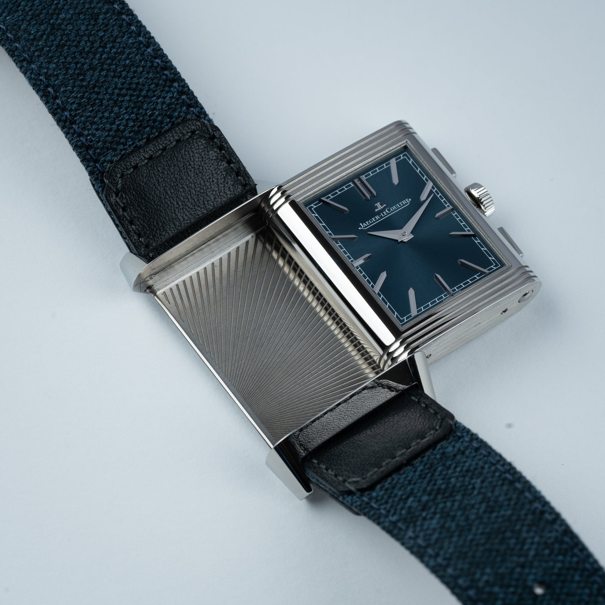 JLC Jaeger-LeCoultre Reverso Tribute Chronograph Opened