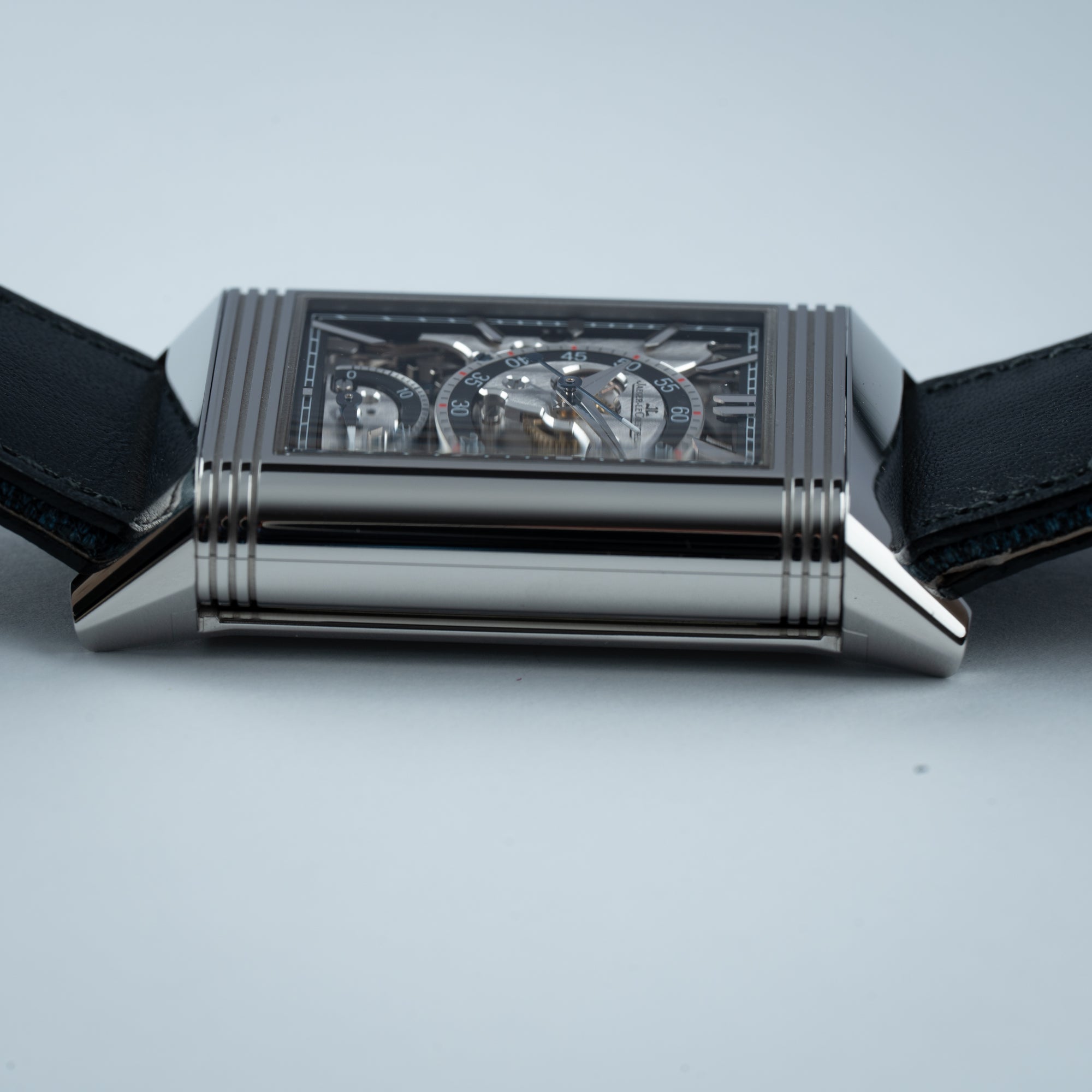 JLC Jaeger-LeCoultre Reverso Tribute Chronograph Side View