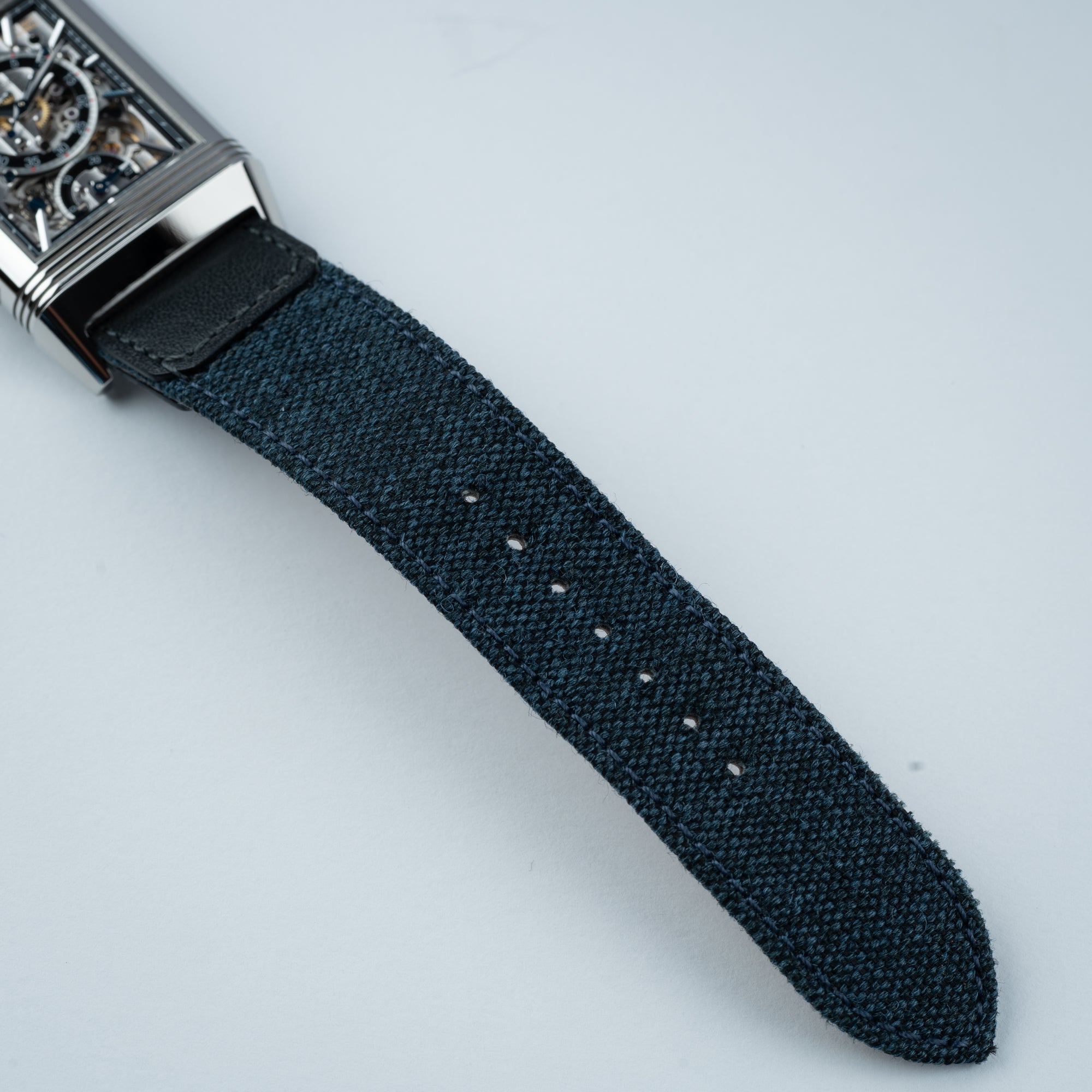 JLC Jaeger-LeCoultre Reverso Tribute Chronograph Textile Strap