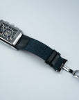 JLC Jaeger-LeCoultre Reverso Tribute Chronograph Textile Strap & Buckle