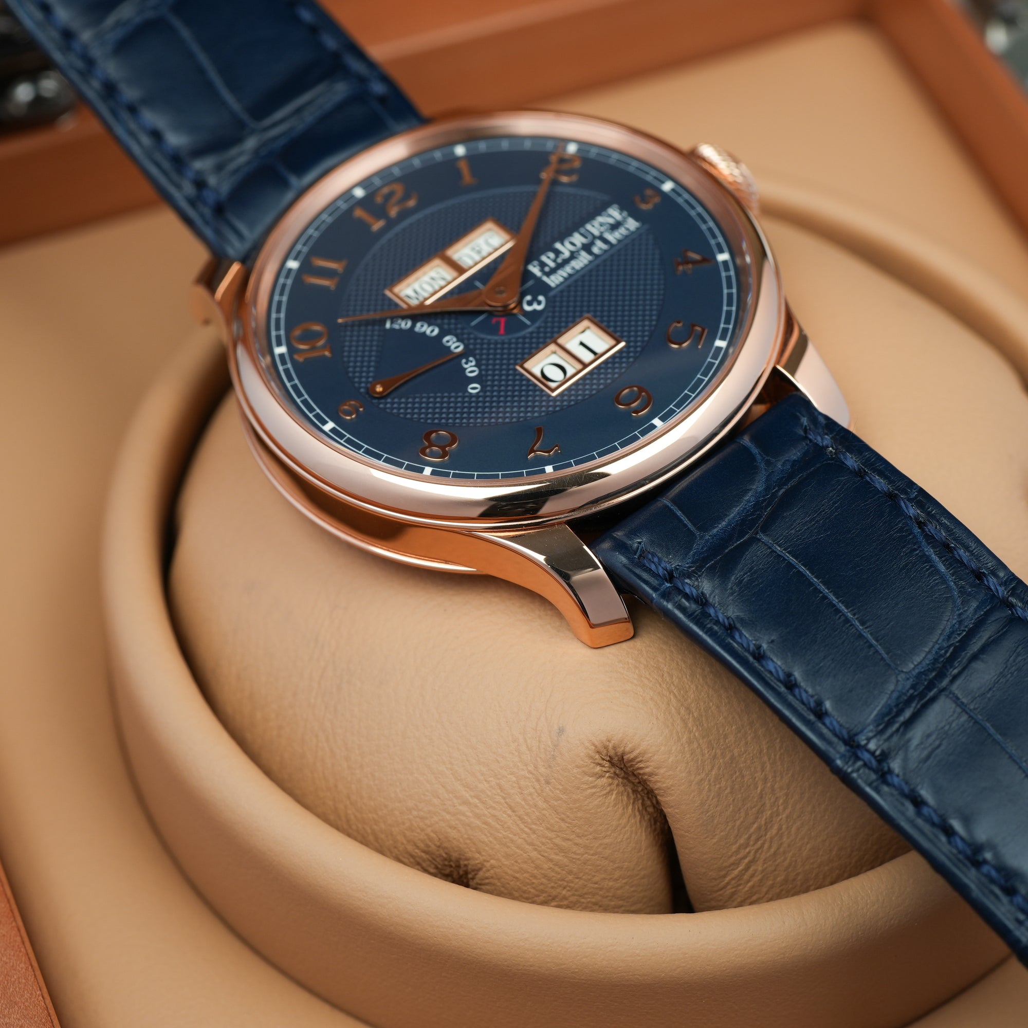 F.P. Journe Quantième Perpétuel Boutique Edition left lower lug