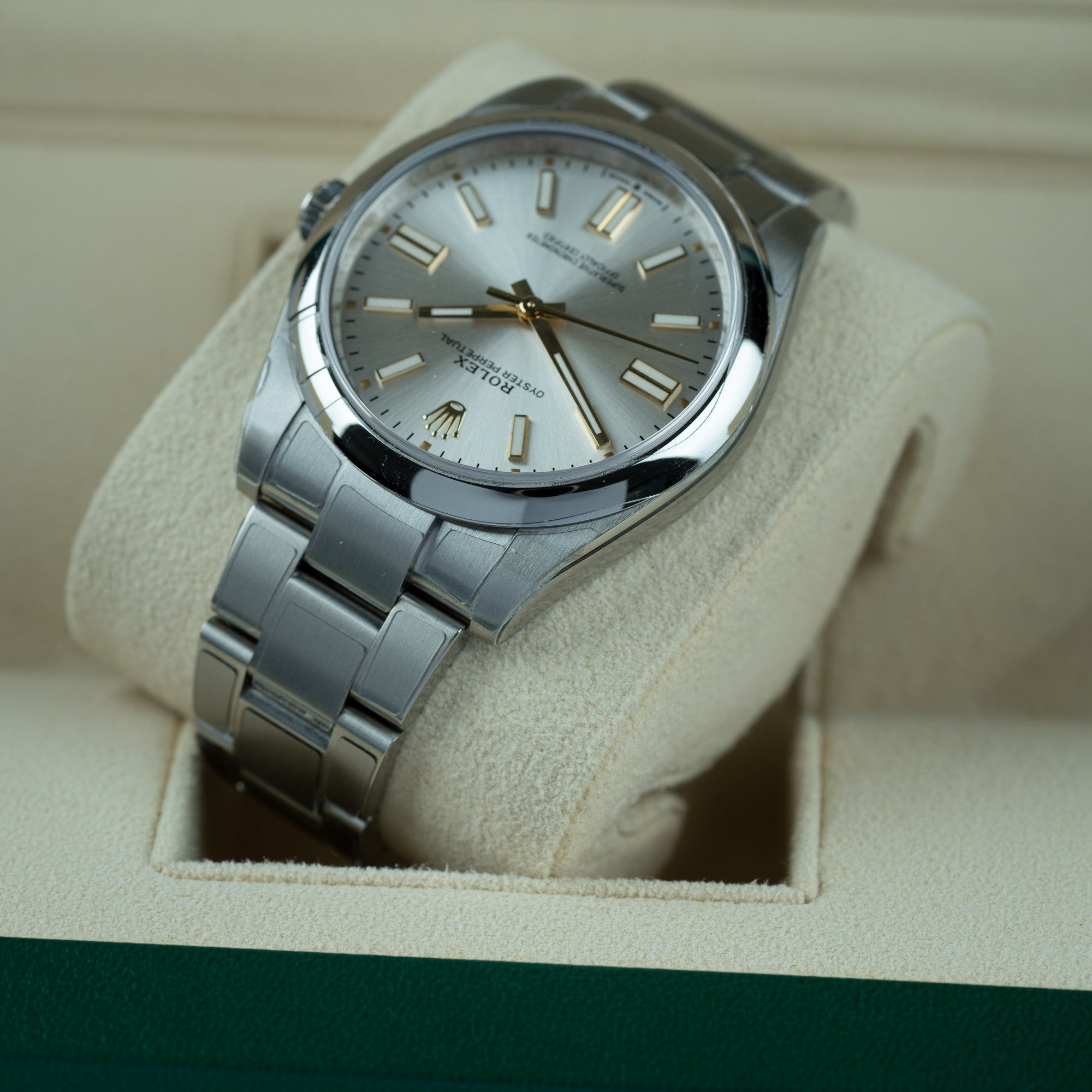 Rolex Oyster Perpetual Silver 41mm