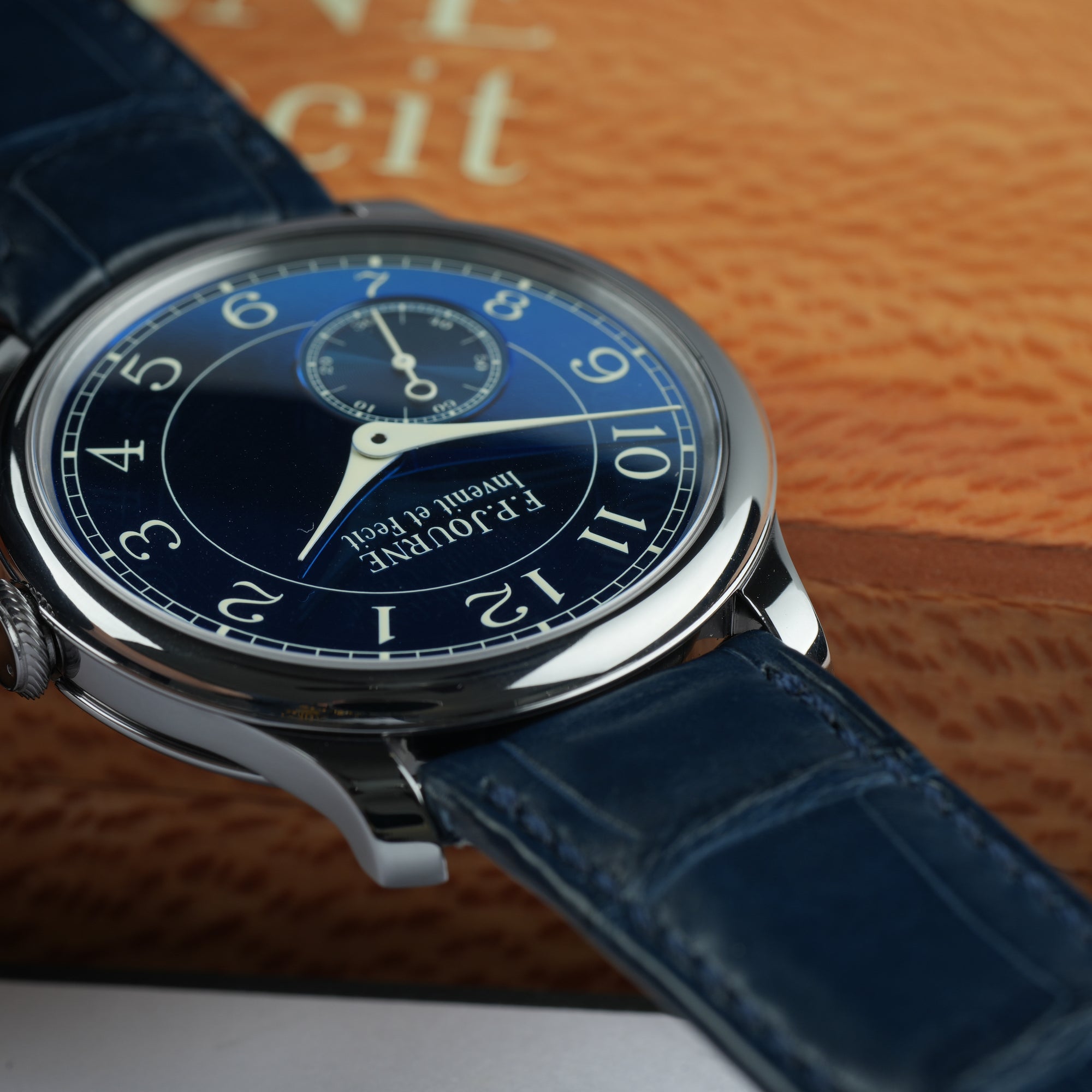 F.P. Journe Chronometre Bleu top case 