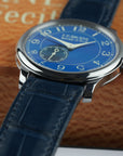 F.P. Journe Chronometre Bleu bottom case view