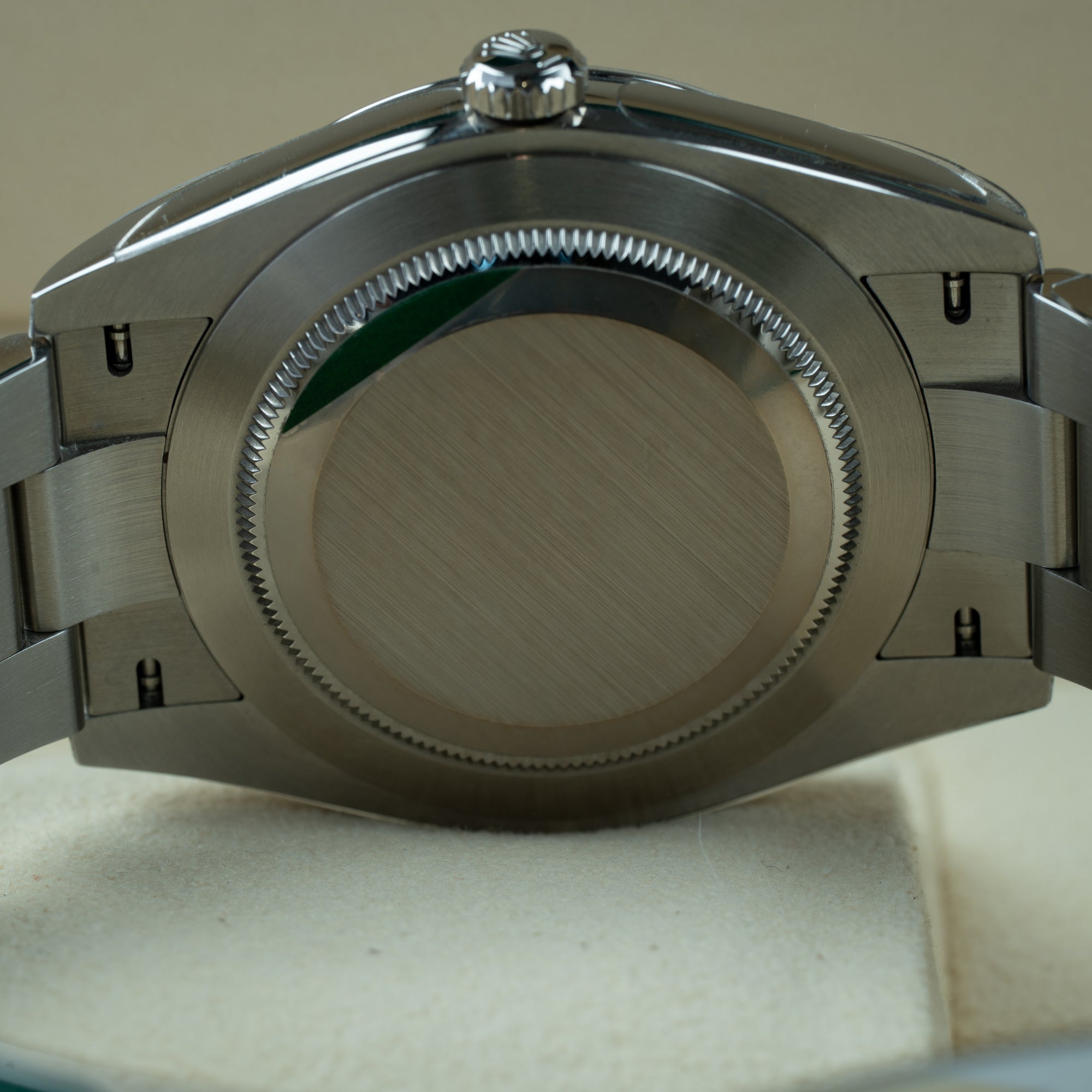 Rolex Oyster Perpetual Silver 41mm Caseback