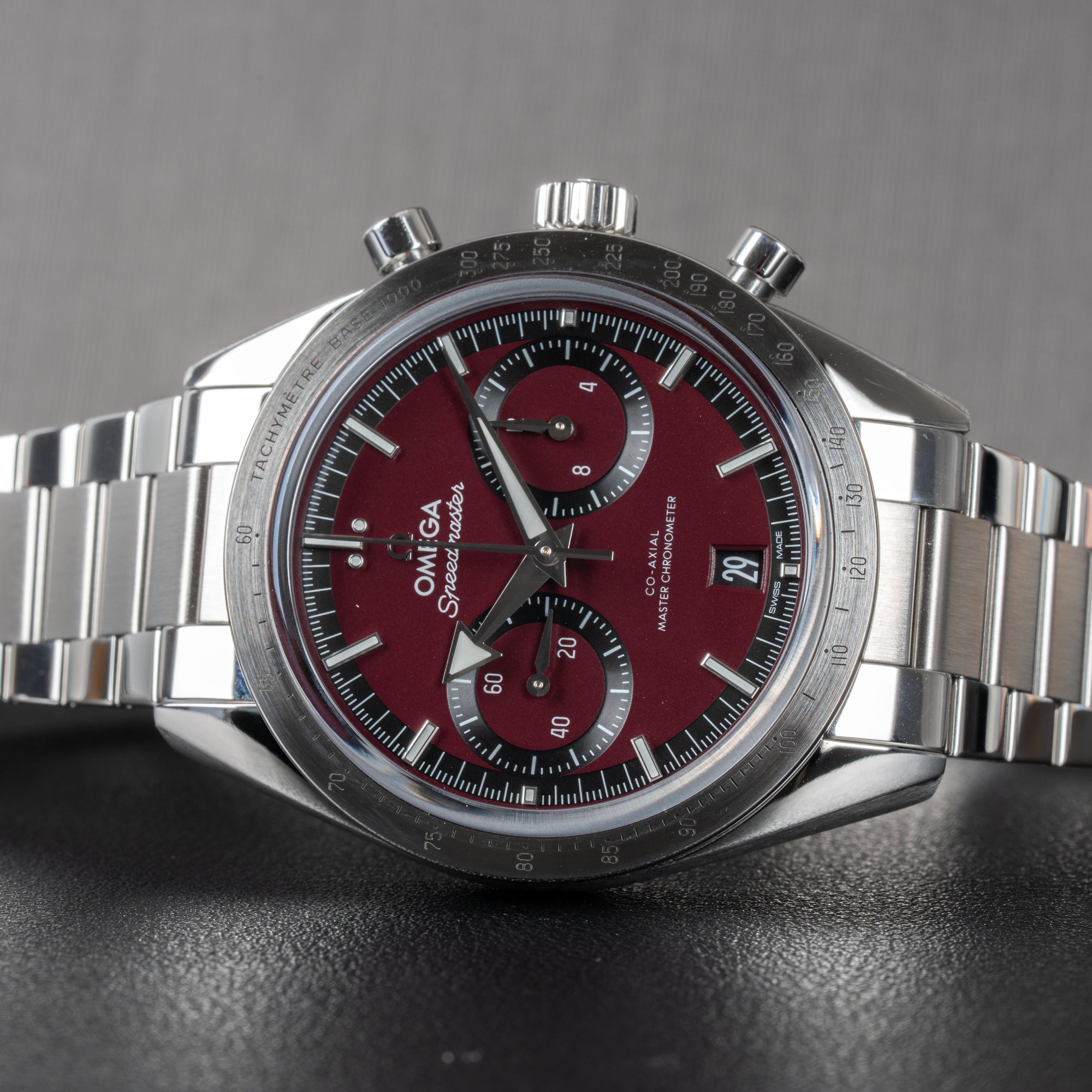 Omega Speedmaster 57 Red On its Side