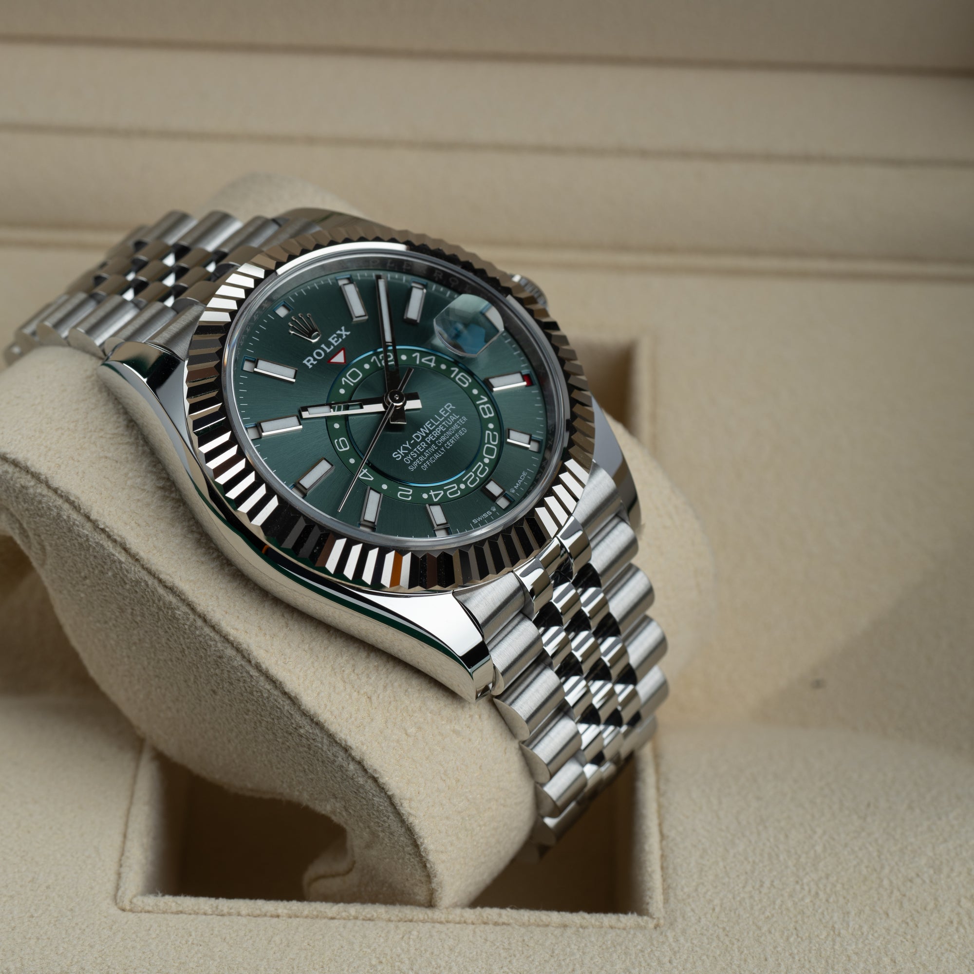 Rolex Sky-Dweller Green Dial 42mm