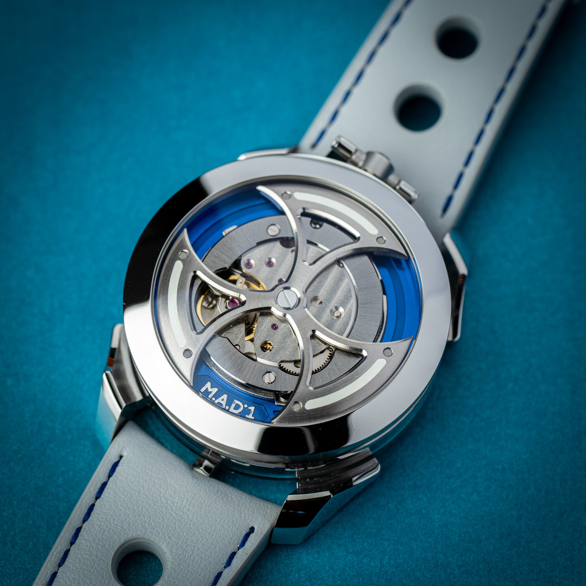 MB&F M.A.D. 1 Editions Blue 42mm 