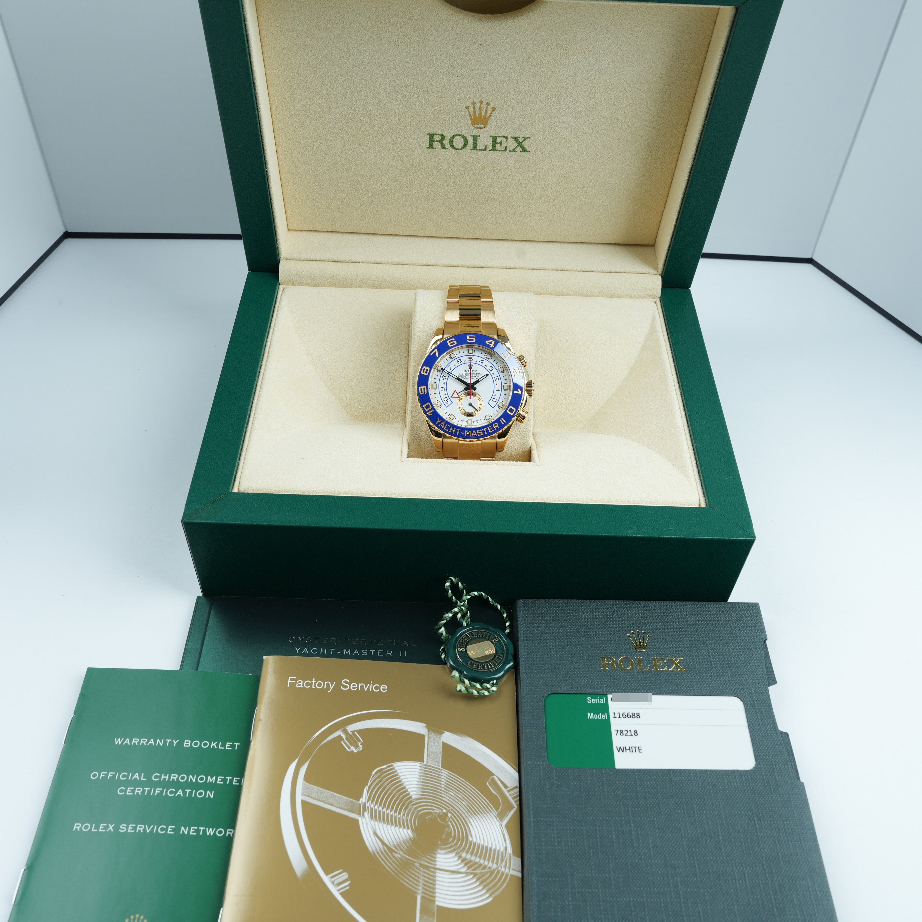 Rolex Yacht-Master II Yellow Gold 116688 44mm – JJ Timepiece Co
