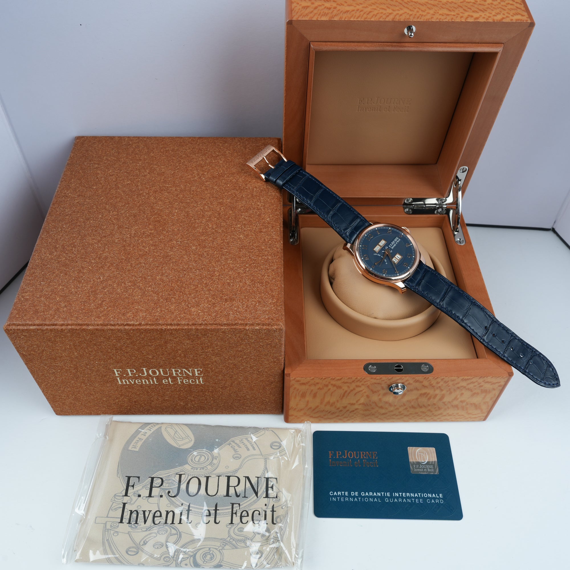 F.P. Journe Quantième Perpétuel Boutique Edition full set warranty card 