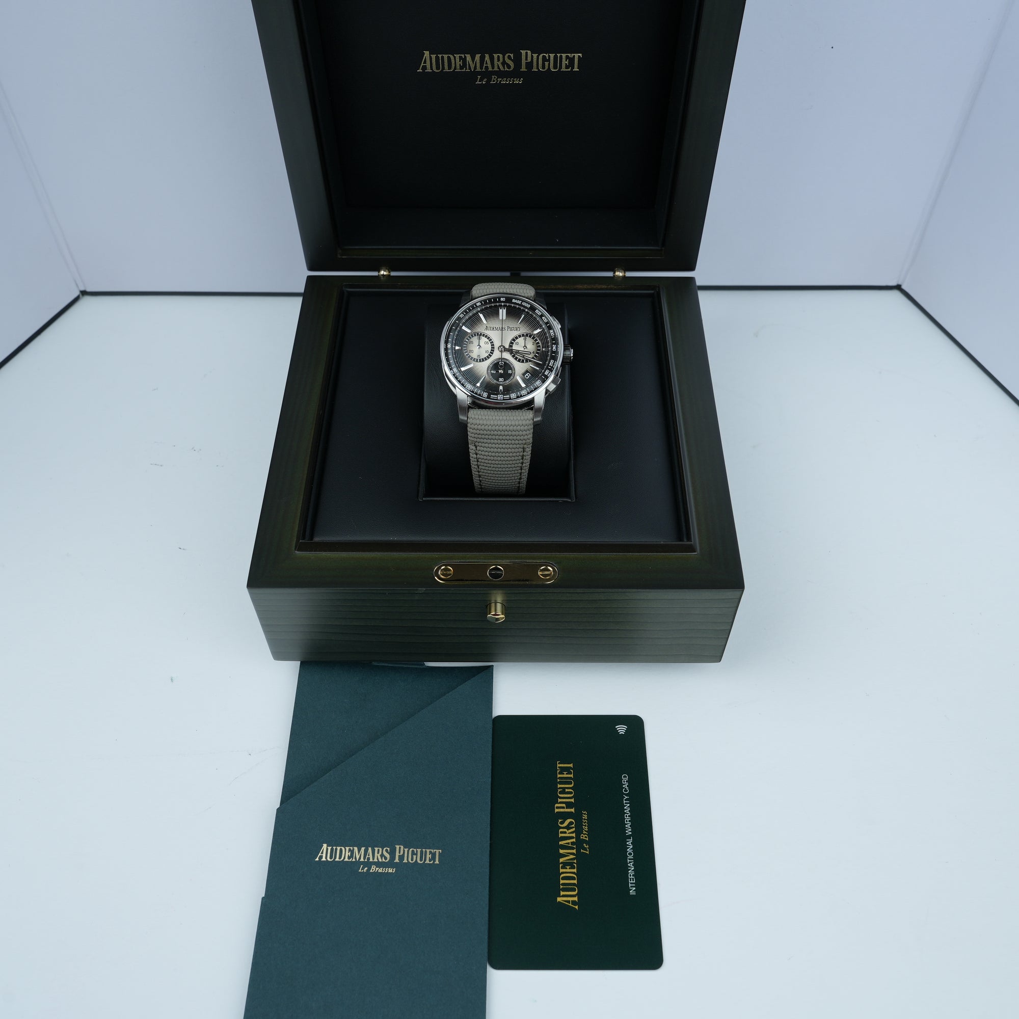 Audemars Piguet Code 11.59 Chronograph Beige Smoked 41mm full set warranty card 